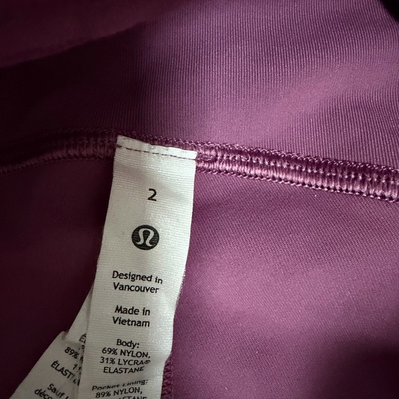 lululemon athletica Mauve/Purple High-Rise Leggings - Picture 4 of 4